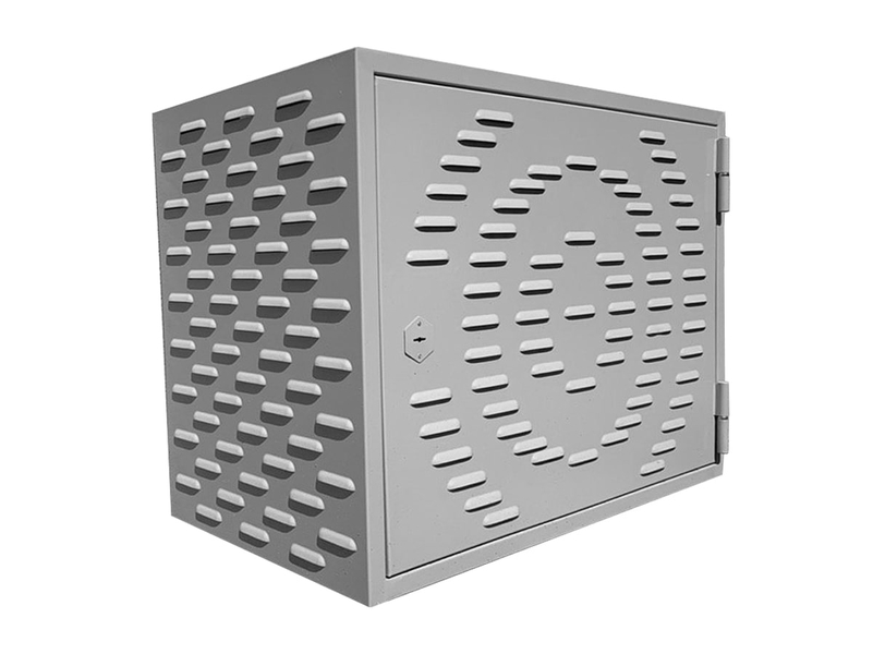 Фото корзины на кондиционер Корзина для кондиционера на фасаде