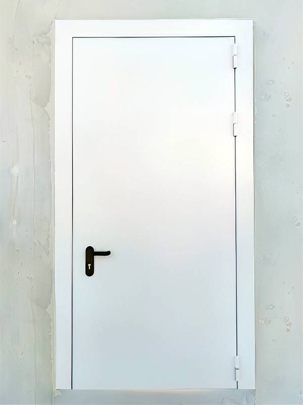 Однопольная дверь в коттеджном поселке Однопольная дверь в коттеджном поселке