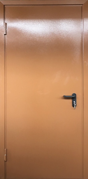 Однопольная противопожарная дверь EI 90 порошок