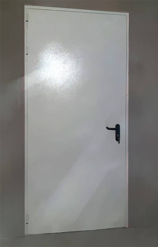 Огнестойкая белая дверь (парк Патриот) Огнестойкая белая дверь (парк Патриот)