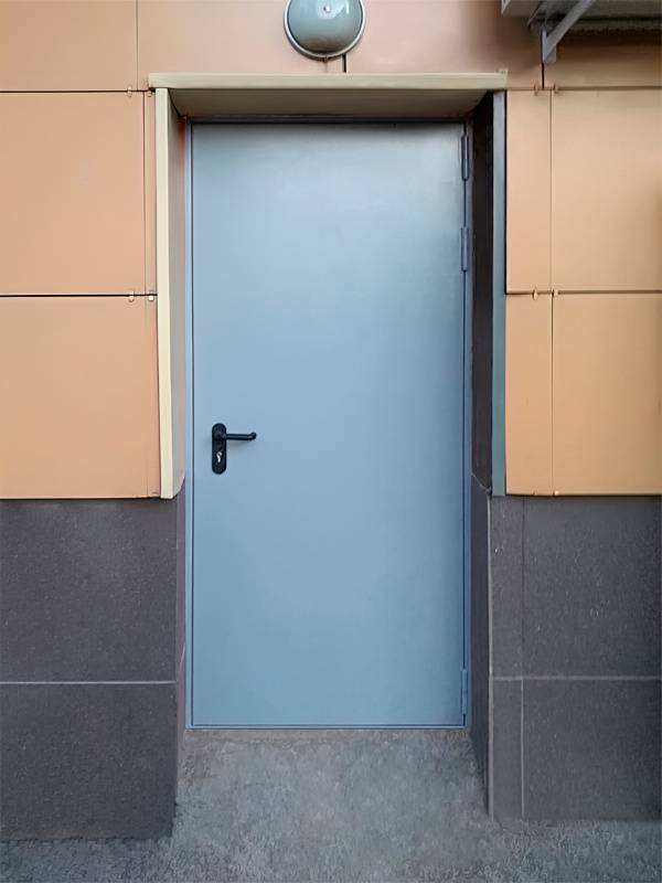 Огнестойкая дверь, служебный выход магазина Дикси (г. Химки) Огнестойкая дверь, служебный выход магазина Дикси (г. Химки)