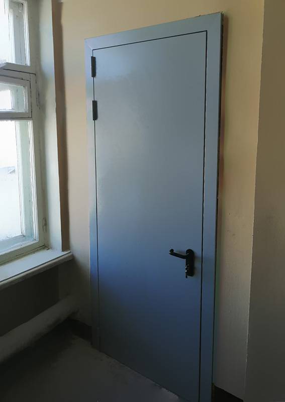 Огнестойкая дверь (ул. Валовая, д.6) Огнестойкая дверь (ул. Валовая, д.6)