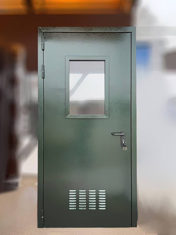 Остекленная дверь с вентиляцией Остекленная дверь с вентиляцией