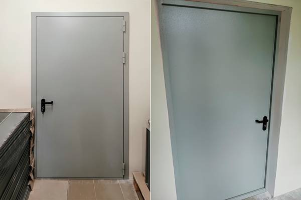 Широкая огнестойкая дверь («Пятёрочка», г. Балашиха) Широкая огнестойкая дверь («Пятёрочка», г. Балашиха)