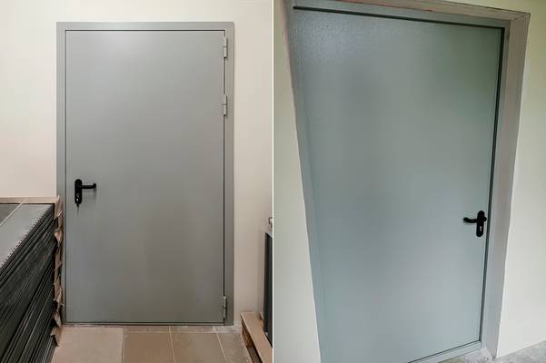 Широкая огнестойкая дверь («Пятёрочка», г. Балашиха)