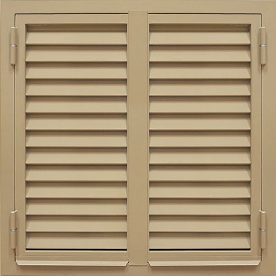 Ставни-жалюзи двупольные (грунт)