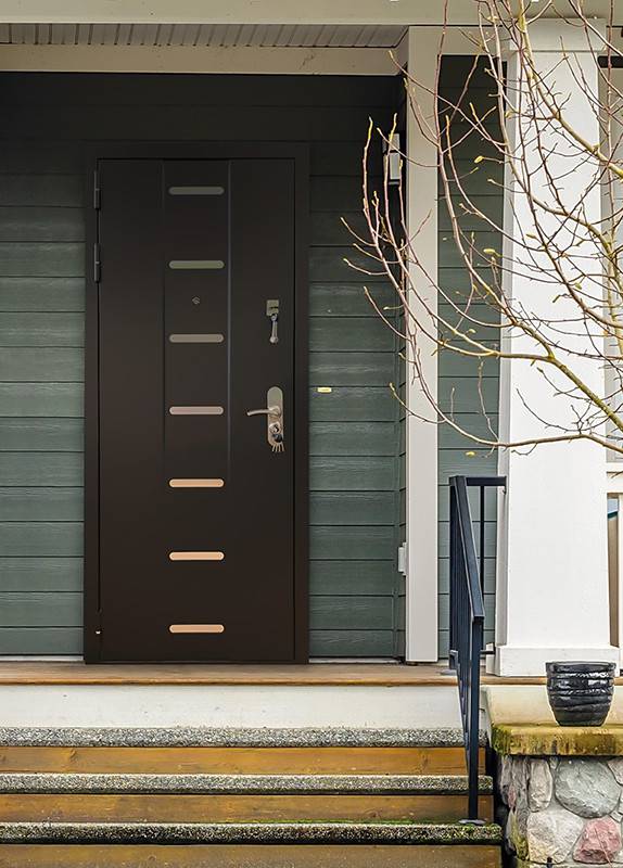 Техническая дверь с лазерной резкой Техническая дверь с лазерной резкой