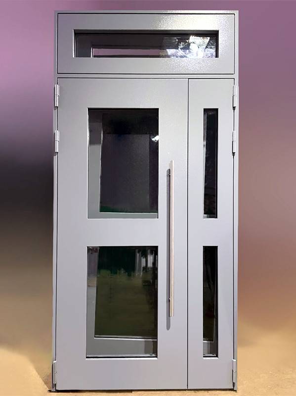 Техническая полуторная дверь с фрамугой Техническая полуторная дверь с фрамугой