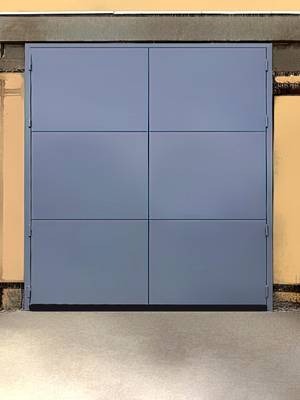 Ворота 4×4 метра, фото с улицы (г. Балашиха) Ворота 4×4 метра, фото с улицы (г. Балашиха)